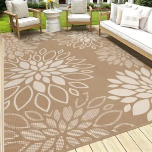 OEM Floral Outdoor Rugs - Petal Medallion | HEBE RUGS