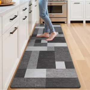 Wholesale Geometric Anti-Fatigue Kitchen Runner Rug HEBE RUGS