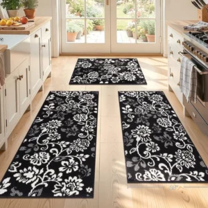 Wholesale Floral Kitchen Rug and Runner Set Bulk Supplier HEBE RUGS