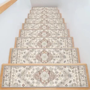 Wholesale Vintage Stair Treads - Beige & Multicolor | HEBE RUGS