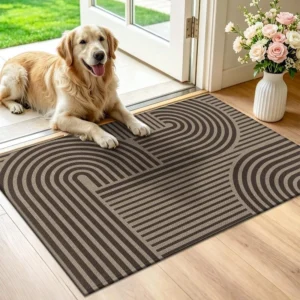 Wholesale Mid Century Modern Doormat Non-Slip Rug HEBE RUGS